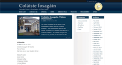 Desktop Screenshot of colaisteiosagainport.ie