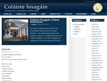 Tablet Screenshot of colaisteiosagainport.ie